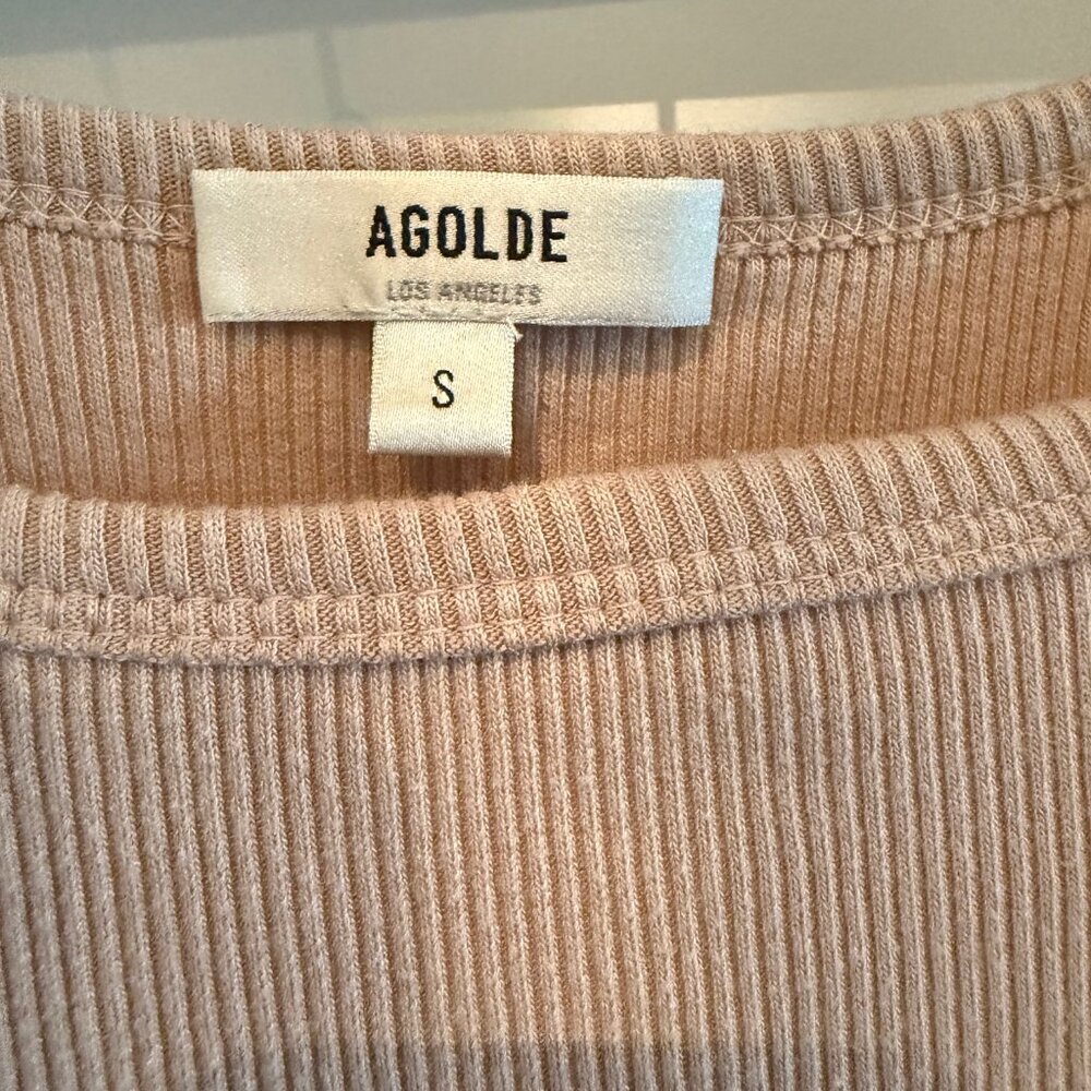 AGOLDE Rib High Neck Tank - Picture 7 of 10
